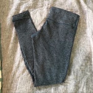 Teal lululemon full length wunder under leggings
